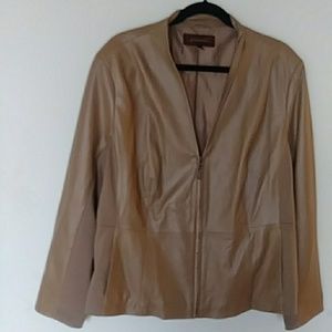Faux Leather Jacket